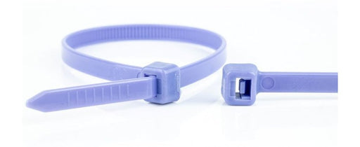 EAN 8717278570990 - WKK 110196771 presilla Brida reutilizable Plástico, Poliamida Púrpura 100 pieza(s) imagen 1