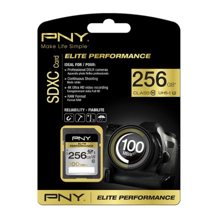EAN 3536401537090 - PNY 256GB SDXC class 10 UHS-I Clase 10 imagen 1