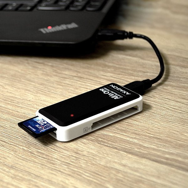 EAN 8595247901385 - Axagon CRE-X1 lector de tarjeta USB 2.0 Negro, Blanco imagen 6