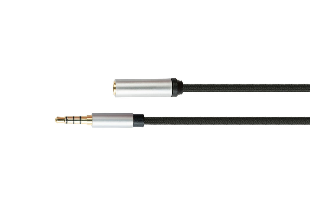 Python Cable De Audio 4-Pol. Klinkenst. An Conector Hembra Negro 3m