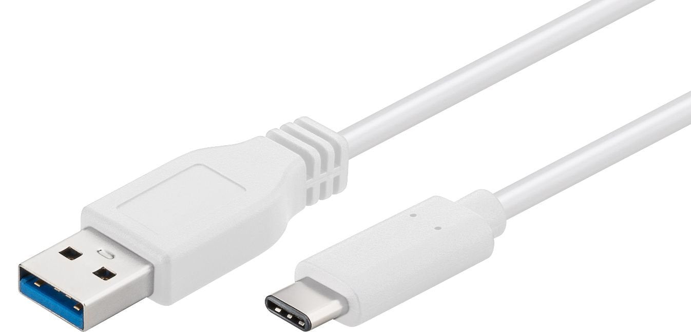 EAN 5711783204947 - Microconnect USB3.1CA1W cable USB USB 3.2 Gen 1 (3.1 Gen 1) 1 m USB A USB C Blanco imagen 1