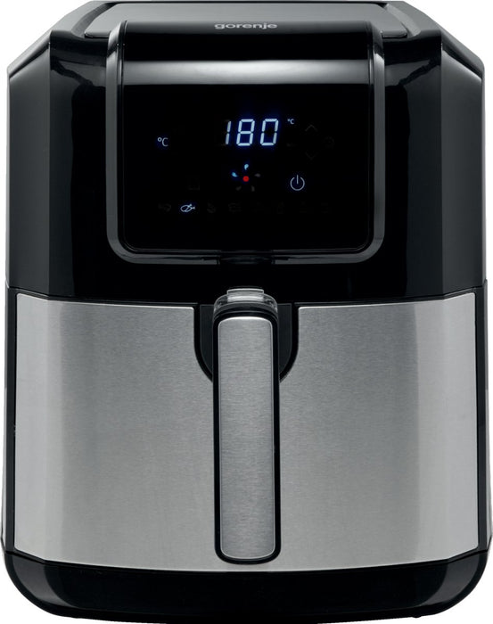 EAN 3838782543340 - Gorenje AF1700DB Sencillo 5 L Integrado 1700 W Freidora de aire caliente Negro, Metálico imagen 1