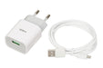 EAN 5903968680954 - iBox ILUC41W cargador de dispositivo móvil Universal Blanco Corriente alterna Interior imagen 1