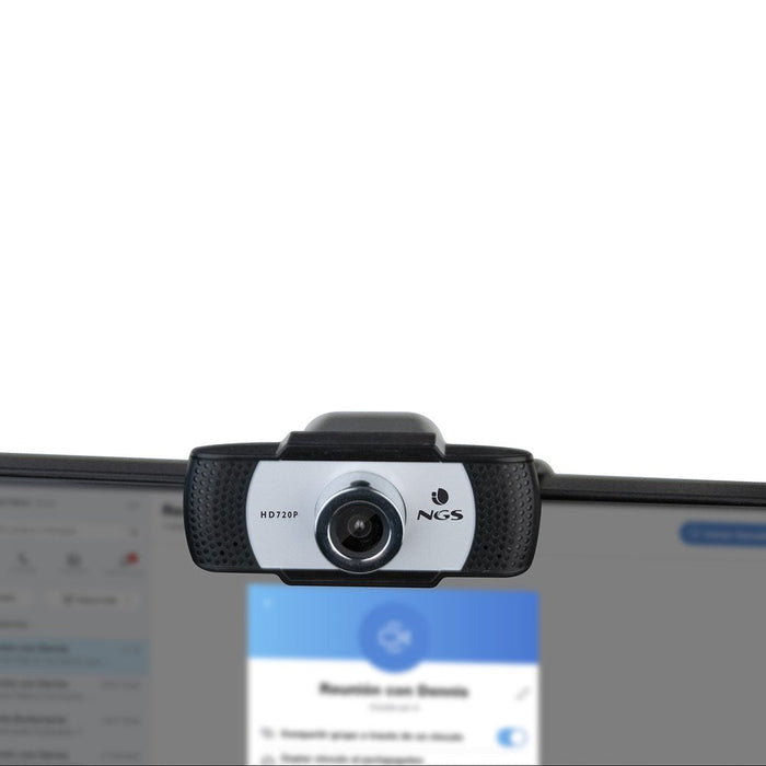 Webcam Con Micrófono Ngs Xpresscam720 1280*720 Campo Visual 60º Base Ajustable Usb Plug And Play