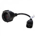 EAN 5901720134530 - Akyga AK-PC-10A cable de transmisión Negro 0,15 m CEE7/4 imagen 2