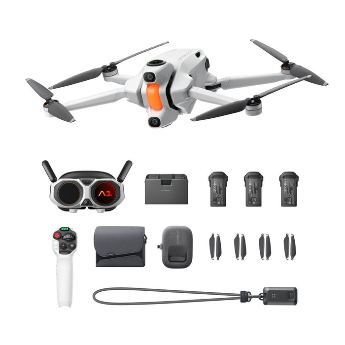Dron Insta360 Antigravity A1 Kit Explorer Blanco Drone 8k 360
