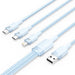 EAN 6922794709706 - Vention CTPLG cable USB USB 2.0 1,5 m USB A USB C/Micro-USB B/Lightning 0,48 Gbit/s 60 W Azul imagen 1