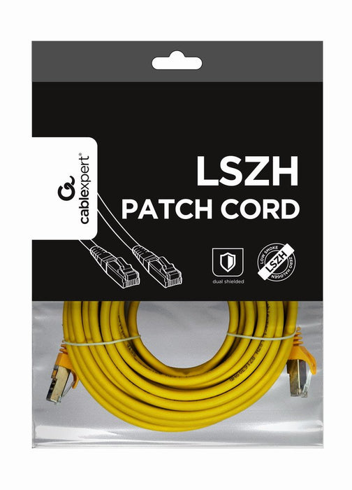 EAN 8716309118743 - Gembird PP6A-LSZHCU-Y-10M cable de red Amarillo Cat6a S/FTP (S-STP) imagen 2