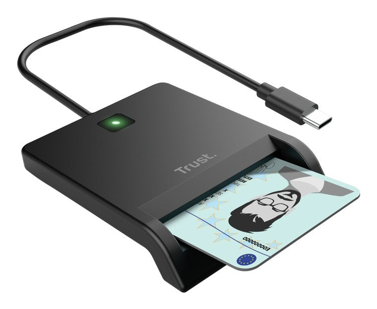 EAN 8713439262537 - Trust 26253 lector de tarjeta inteligente Interior USB Tipo C Negro imagen 4