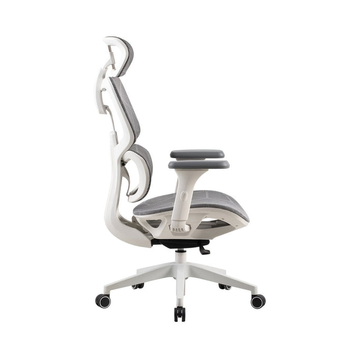 Silla De Oficina  Onex Ventra Premium De Malla, Blanca