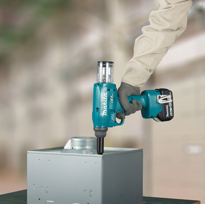 EAN 0088381876360 - Makita DRV250Z remachadora eléctrica Negro, Azul 2.4,3.2,4,4.8,6 mm 20 kN imagen 4