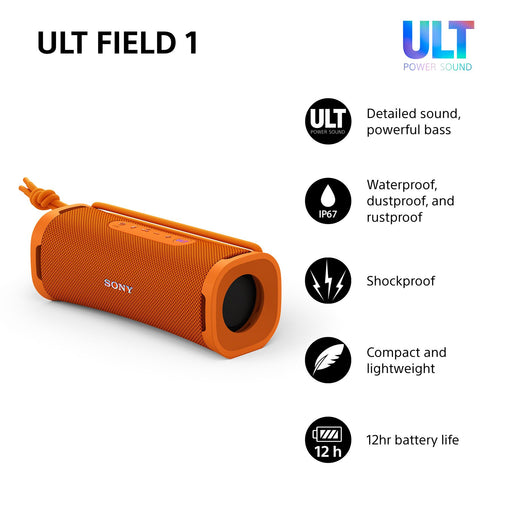 EAN 4548736157118 - Sony SRSULT10D Altavoz monofónico portátil Naranja 30 W imagen 2
