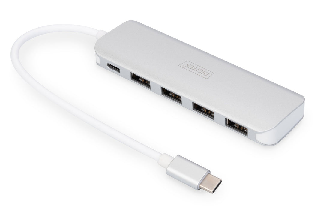 EAN 4016032455653 - Digitus DA-70242-1 hub de interfaz USB 3.2 Gen 1 (3.1 Gen 1) Type-C 5000 Mbit/s Plata imagen 1