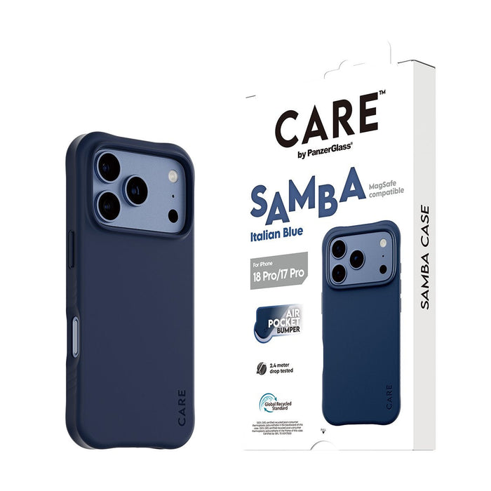 Care By Panzerglass Samba Case Ip17/18 Pro Italian Blue Ms