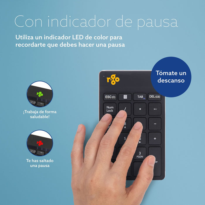 EAN 8719274491569 - R-Go Tools RGOCONMWLBL teclado numérico Universal imagen 5