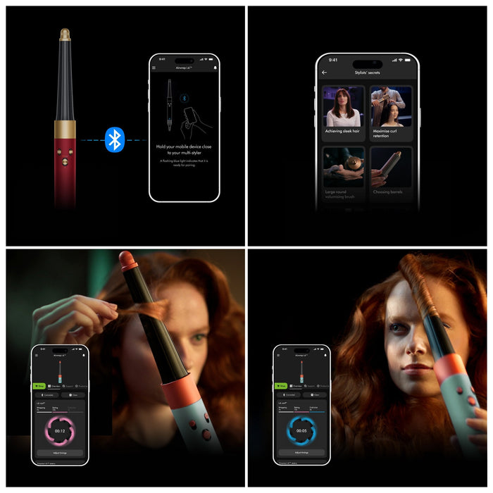 Dyson Airwrap Multistyler I.D. Curly+Coily Aksamitna Czerwien/Zloto