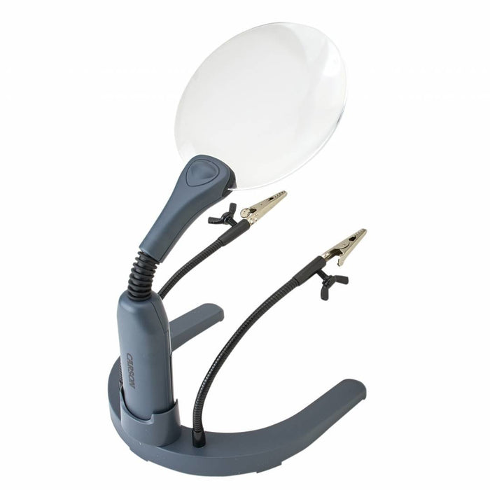 EAN 0750668010070 - Carson HelpingHands Magnifier lente de aumento y lupa 2x Gris, Transparente imagen 1
