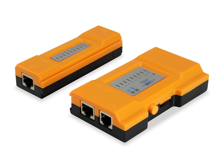 Equip Tester  Para Cables Rj45 Rj11 Rj12 Naranja