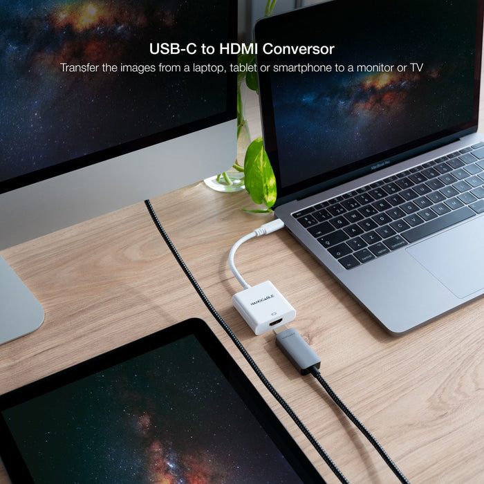 EAN 8433281008182 - Nanocable 10.16.4102 Adaptador gráfico USB 4096 x 2160 Pixeles Blanco imagen 4
