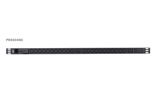 EAN 4719264649066 - ATEN PE0224SG unidad de distribución de energía (PDU) 24 salidas AC Negro imagen 1