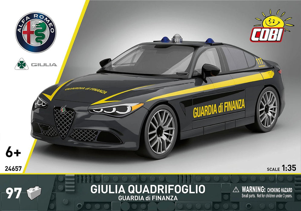 Cobi Giulia Quadrifoglio Guardia Di Finanza (Massstab 1:35) Cobi-24657