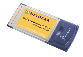 Netgear Wag511 Tarjeta Pc Card Wireless Dual Band 2.4 Y 5 Ghz