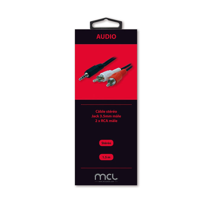 Mcl Cable Audio Stereo 2 X Rca Male (P)