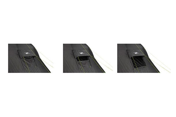EAN 4001690118088 - High Peak Meran 5.0 5 personas(s) Verde, Gris claro Tienda tipo túnel imagen 4