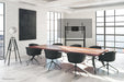 EAN 8717371440220 - Neomounts FL50-525BL1 mueble y soporte para dispositivo multimedia Negro Panel plano Mesita con ruedas pa imagen 19
