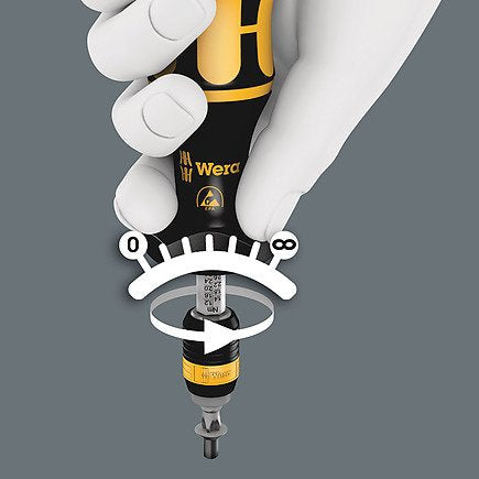 Wera 7446 Esd Drehmoment-Destornillador 1 Ud.