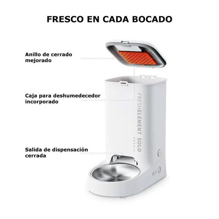 EAN 6975069300597 - PETKIT comedero y bebedero para perro y gato Acrilonitrilo butadieno estireno (ABS) Blanco Universal Come imagen 2