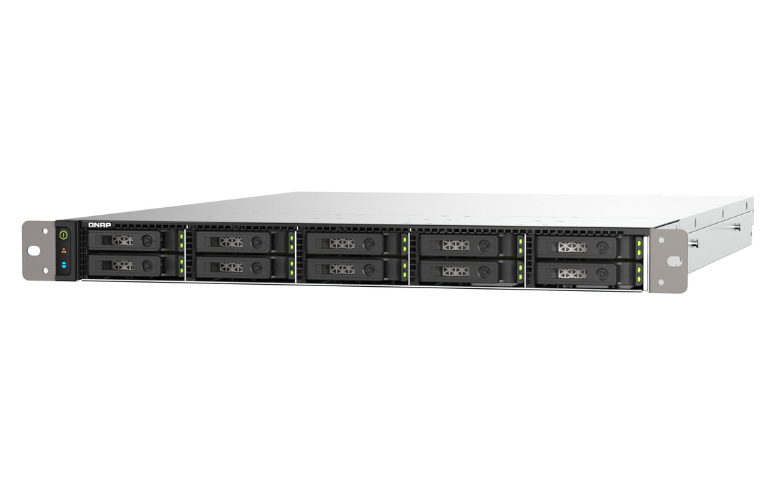 EAN 4711103082126 - QNAP TS-h1090FU NAS Bastidor (1U) EPYC 7232P 64 GB DDR4 0 TB QuTS hero Negro, Gris imagen 5