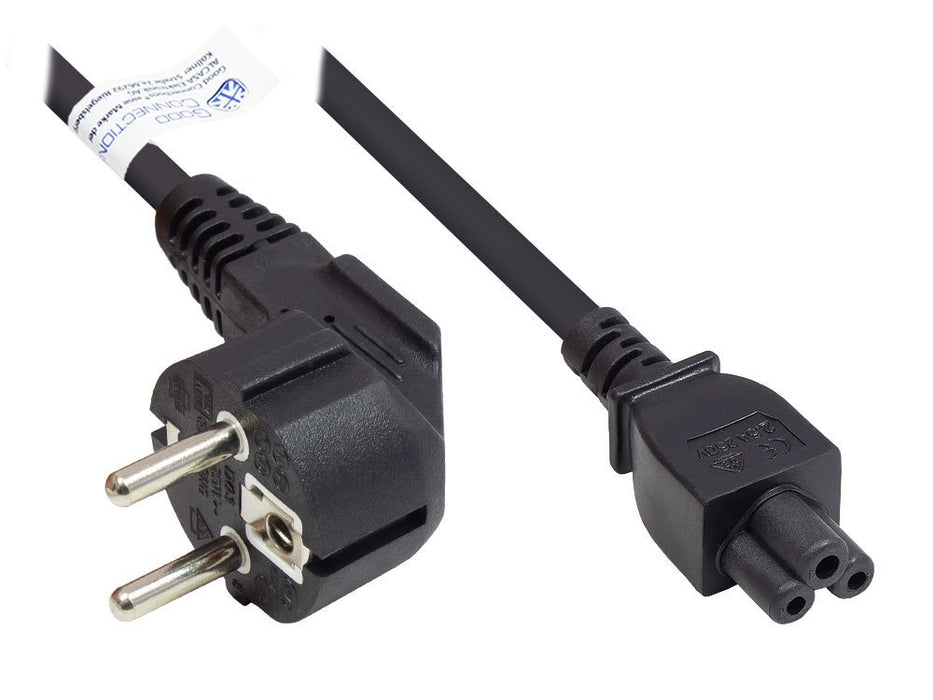 EAN 4014619168798 - Alcasa P0105-S018 cable de transmisión Negro 1,8 m Enchufe tipo E+F C5 acoplador imagen 1