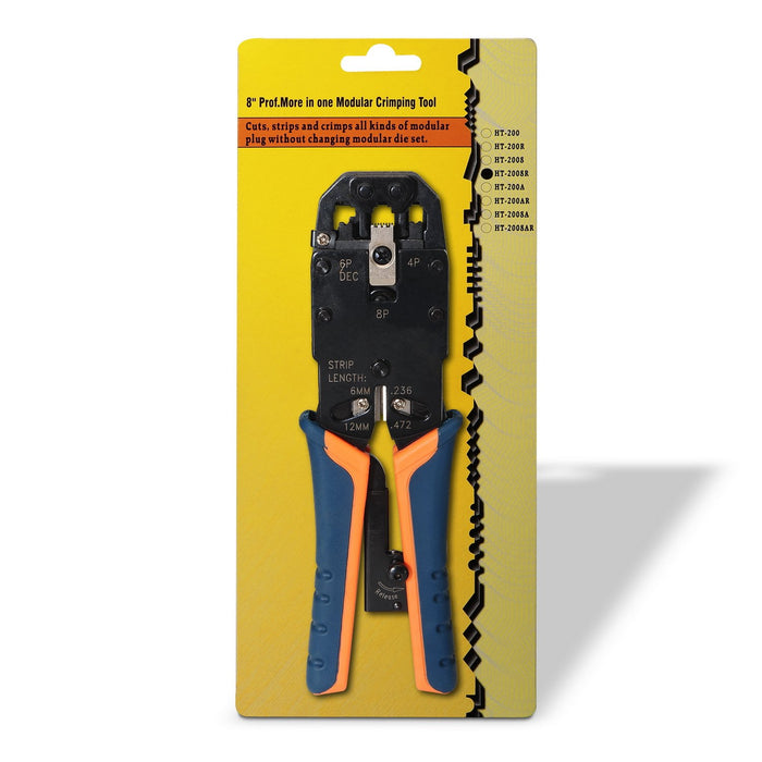EAN 8436574703108 - AISENS A142-0311 crimpadora Herramienta para prensar Negro, Azul, Naranja imagen 3