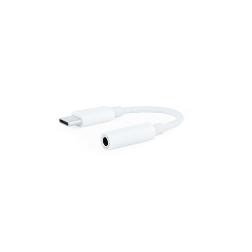 EAN 8433281013100 - Nanocable 10.24.1205-W cable de audio 0,11 m 3,5mm USB Tipo C imagen 1