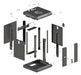 EAN 5901969441581 - Lanberg WF11-3306-10B armario rack 6U Bastidor de pared Negro imagen 12