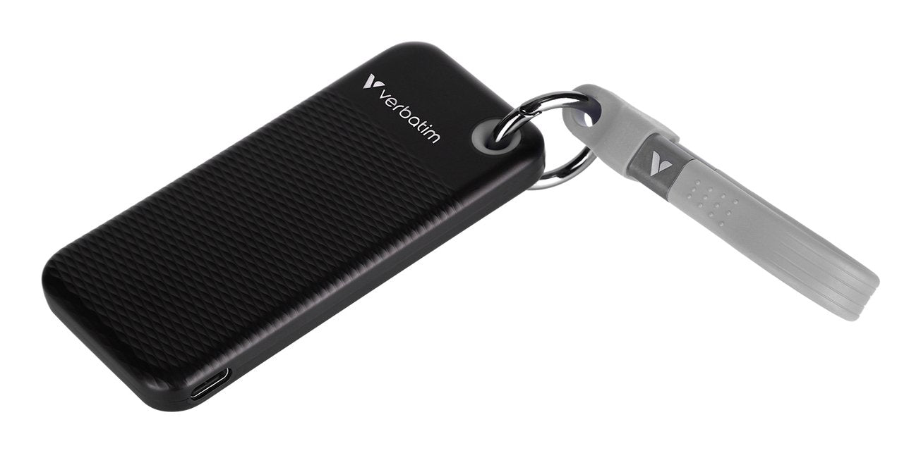 Verbatim Ssd 512gb, Usb 3.2, Tipo-C, Pocket, Negro/Gris