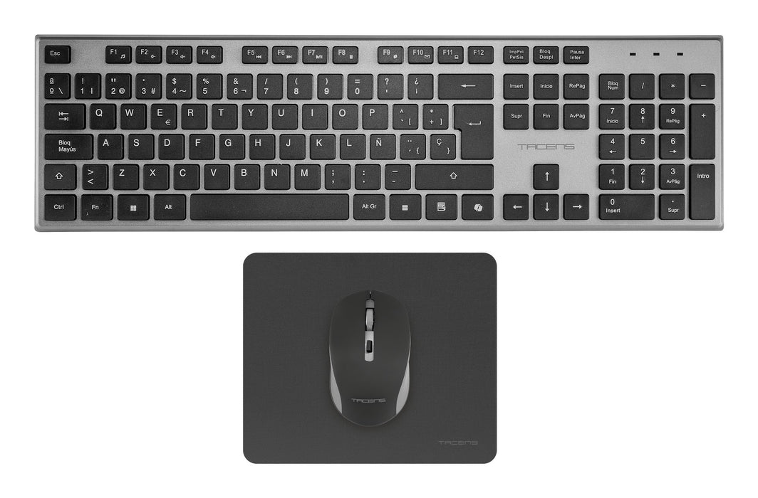 EAN 8435693112112 - Tacens 6ZENITHFR teclado Ratón incluido Hogar / Oficina RF inalámbrico AZERTY Francés Gris imagen 2