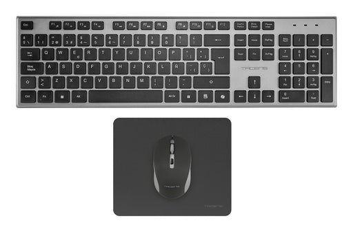 EAN 8435693112112 - Tacens 6ZENITHFR teclado Ratón incluido Hogar / Oficina RF inalámbrico AZERTY Francés Gris imagen 2
