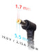 EAN 5901720133854 - Akyga AK-ND-47 adaptador e inversor de corriente Interior 40 W Negro imagen 4