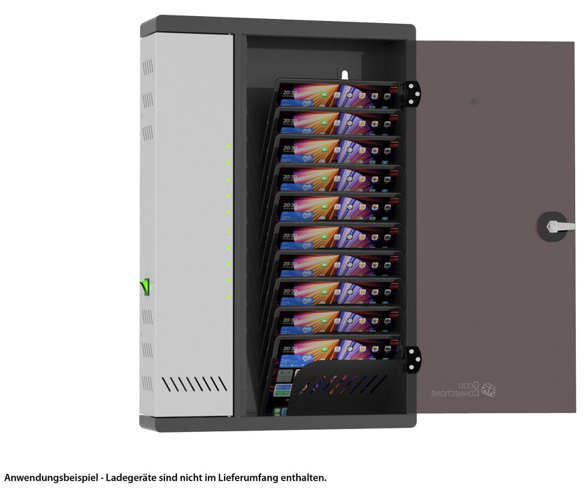 Good Connections Wandladeschrank Bis 11", Usb-Cö, 30w Port