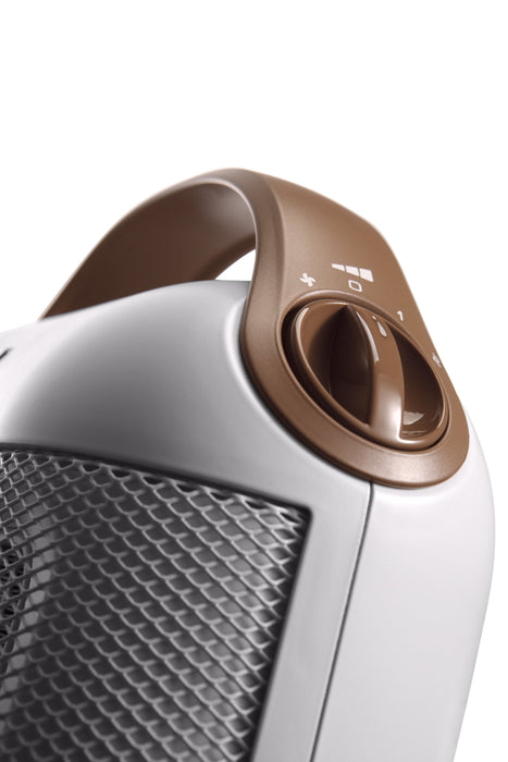 EAN 8004399143319 - De’Longhi Capsule HFX30C18.IW Interior Marrón, Blanco 1800 W Ventilador eléctrico imagen 2