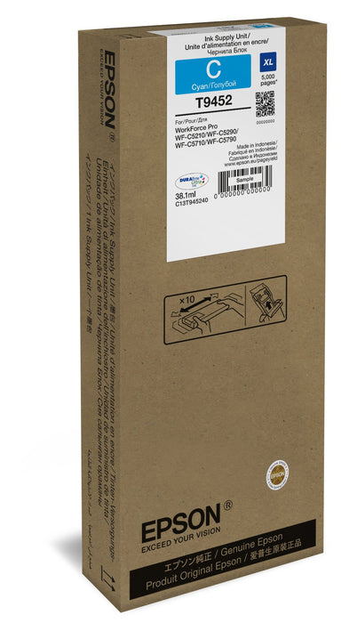 EAN 8715946645353 - Epson C13T945240 cartucho de tinta 1 pieza(s) Original Alto rendimiento (XL) Cian imagen 1