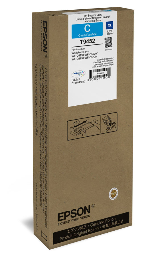 EAN 8715946645353 - Epson C13T945240 cartucho de tinta 1 pieza(s) Original Alto rendimiento (XL) Cian imagen 1
