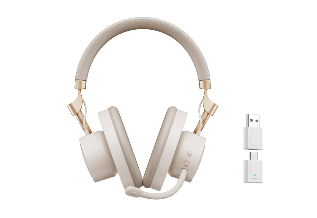 Auriculares  Havit Fuxi-H8 Con Cable/Inalámbricos Para Juegos (Dorados)