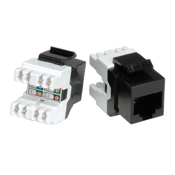 Roline Kat.5e Class D Keystone Rj-45 Ungeschirmt Schwarz