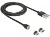 EAN 4043619857234 - DeLOCK 85723 cable USB USB 2.0 1,1 m USB A USB C/Micro-USB B Negro imagen 1