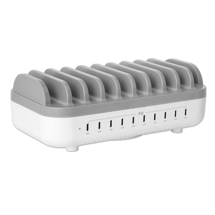 EAN 766623102766 - Manhattan 102766 cargador de dispositivo móvil Teléfono móvil, Smartphone, Tableta Blanco, Gris Corriente  imagen 3