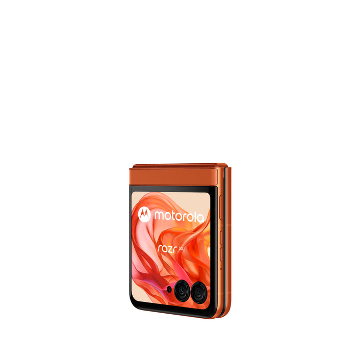 EAN 0840023274718 - Motorola razr 50 17,5 cm (6.9") SIM doble Android 14 5G USB Tipo C 8 GB 256 GB 4200 mAh Naranja imagen 9