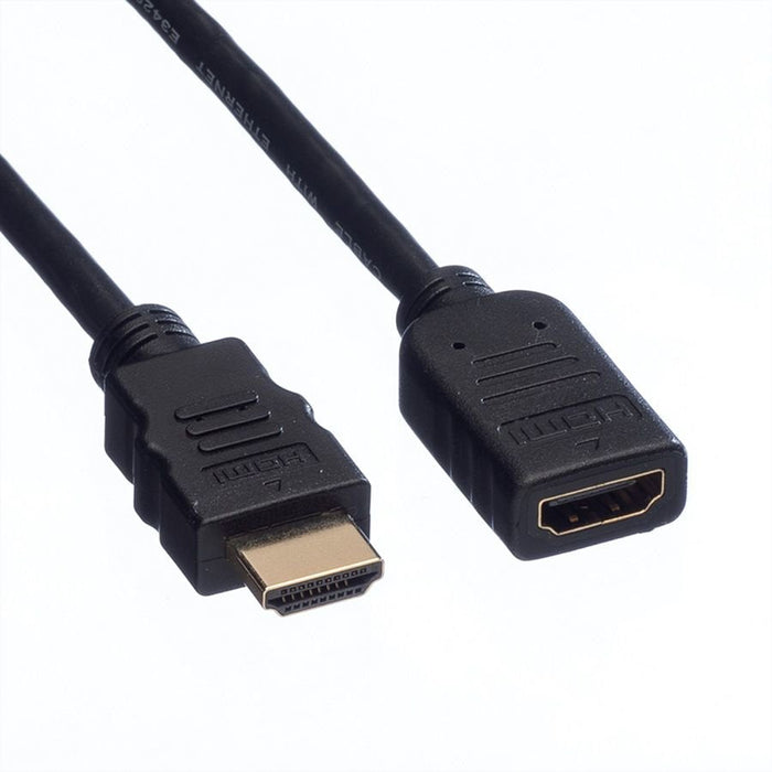 Value Hdmi High Speed Verlngerungscable, Mit Ethernet, St-Bu, 1,5 M